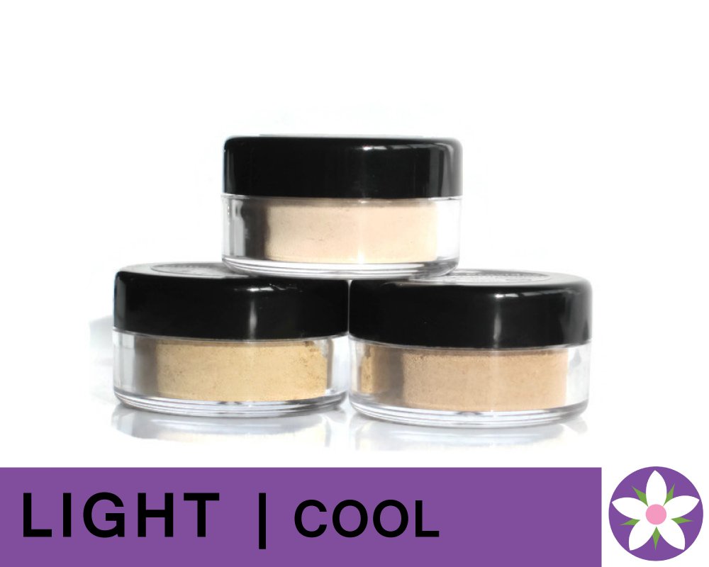 LIGHT Cool Color Mineral Foundation Powder in Matte Finish