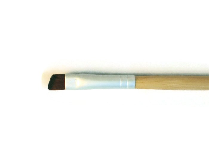 Eyeliner and Brow Vegan Makeup Brush Long Handle eco Friendly Bamboo