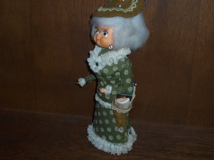 Handmade Little Old Lady Pin Cushion - Collectors Item