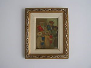 Simon Karczmar {Polish, b-1903} oil on board
