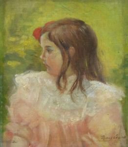 Mary Cassatt (American, 1844-1926) oil on canvas