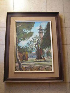 Marvelous oriental oil on canvas painting