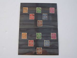 Lot of 12 Vintage 1950's ×ר×עת ×××× ×× ×©× ×ר ××××× Israel Stamps