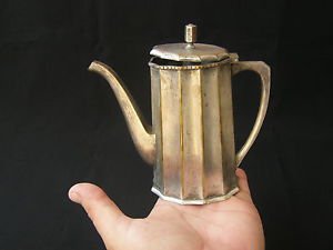 Spectacular Vintage Silver Plated Tea Pot Kettle