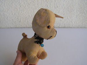 Antique Primitive Marvelous Stuffed Puppy Dog - LOOKING FOR A NEW LOVING HOME