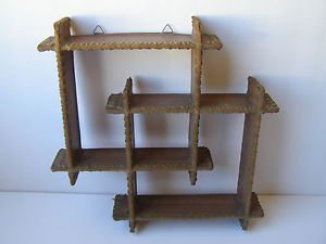 Marvelous vintage wooden wall hanging dollhouse 1960's, 70's