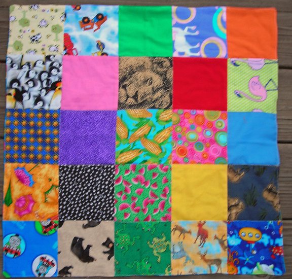 I Spy Quilted Security Blanket