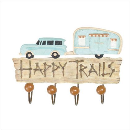 " Happy Trails" Wall Hook