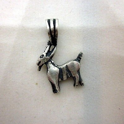 Capricorn 17 x 26mm solid silver 925 charm pendant