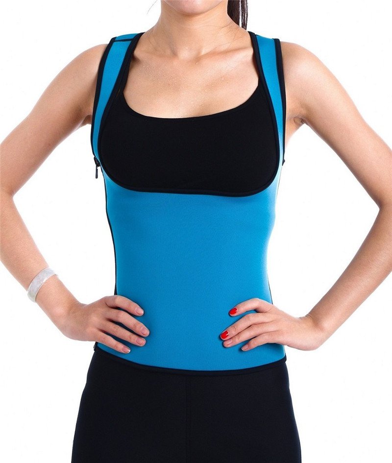 2017 Hot Sexy Waist Trainer Corsets for Sweat Vest Neoprene Top Body Shaper