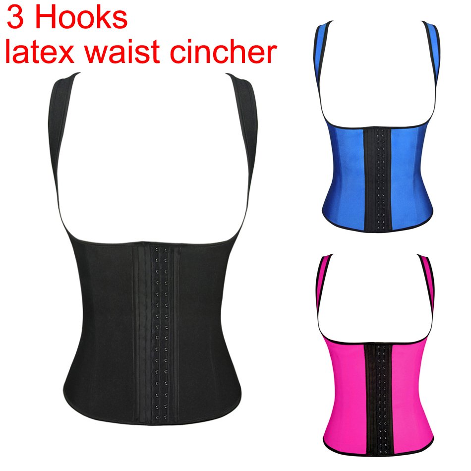 Women Slim Body Waist Cincher Rubber Shapers Waist Cincher Latex Waist corset