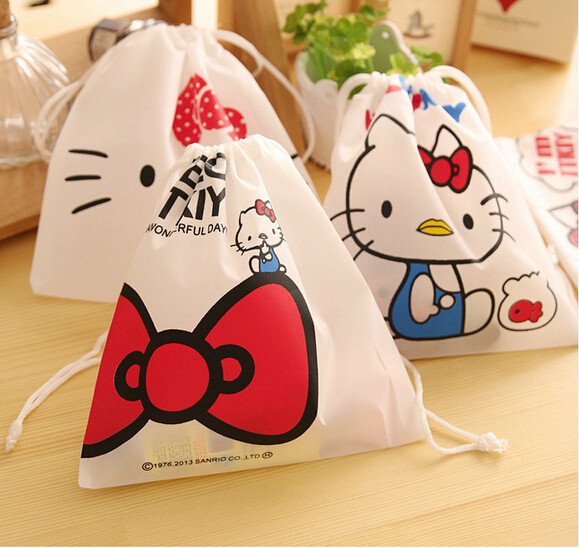 Hello Kitty Kawaii Storage Bag Cosmetic Makeup Travel Toy Organizer Necessaire
