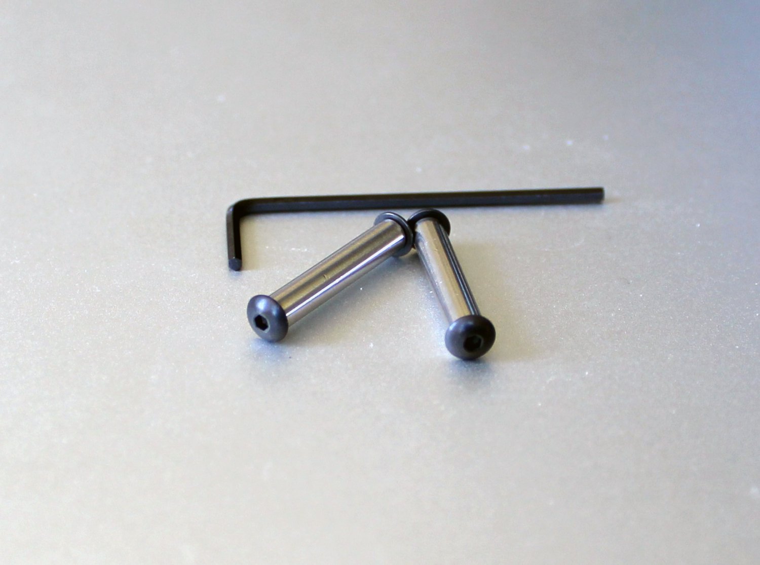 Stainless Steel Allen Head Anti-Walk Non Rotational PIN for AR15 .223 / 5.56 (Black)