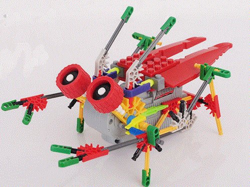 LOZ 3014 Robotic Cicada , DIY Toy, Robotic Toy, Electronic Toy,Building Block Toy