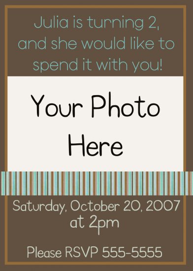 Birthday Invitation Sample 2