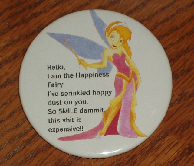 The Happiness Fairy - badge FUN 0001