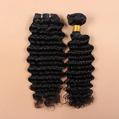 7A Grade Unpressed Brazilian Deep Wave With Closure Brazilian Curly Virgin Hair Bundles