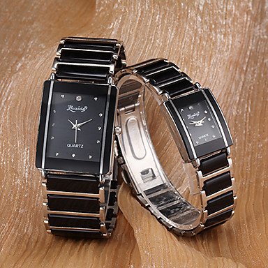 Women‘s Watch Rectangle Dial Alloy Band One Pair Cool Watches Unique Watches #00567651