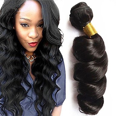 16 INCHES Brazilian Virgin Remy Hair Loose Wave 3Pcs Lot Grade8A Natural Color