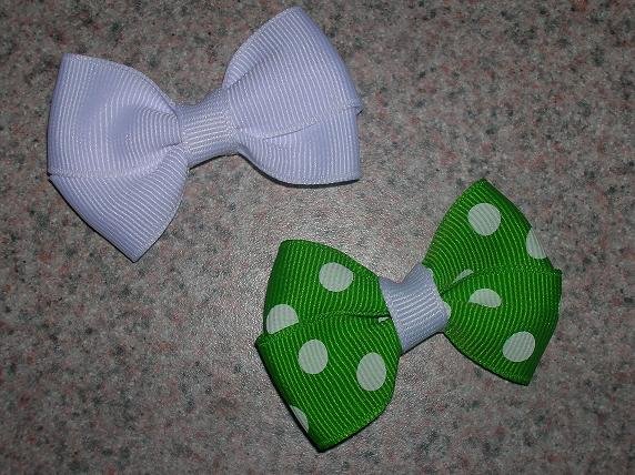 Set of 10 Baby Basic Bows - you choose colors