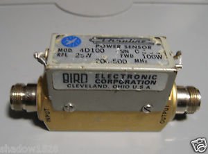 BIRD Electronic Thruline Power Sensor 4D100 100W 200-500 Mhz