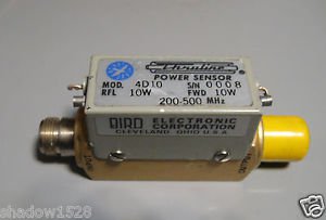BIRD Electronic Thruline Power Sensor 4D10 10W 200-500 Mhz
