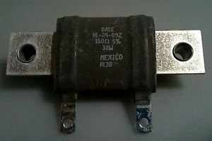 NEW VISHAY DALE HL-24-09Z Wire Wound Resistor 100 OHMS 5% 30W Chassis Mount