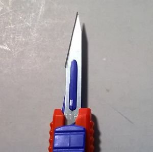 50X Swann Morton DISPOSABLE RETRACTABLE STAINLESS STEEL SCALPEL BLADE EXACTO 11p
