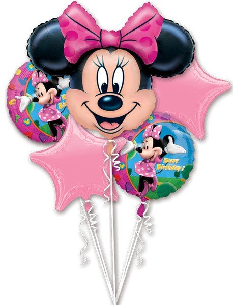 Minnie Mouse Bouquet of Balloons