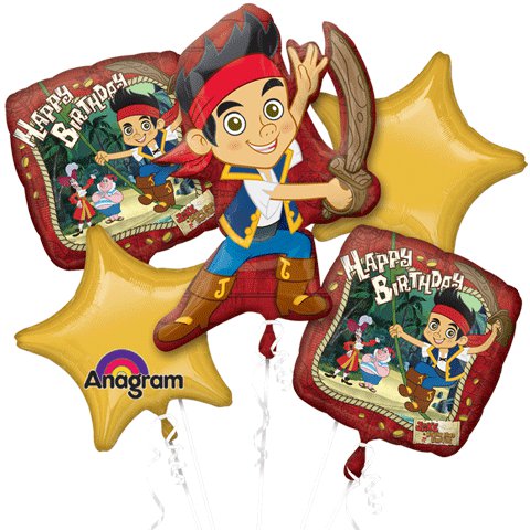 Jake and the Neverland Pirates Bouquet of Balloons