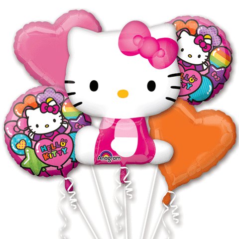Hello Kitty Bouquet of Balloons