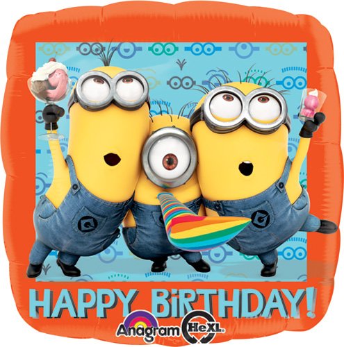 Birthday Despicable Me Balloon