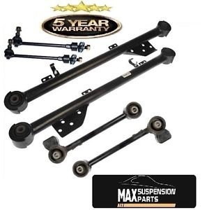 Rear Upper Lower Control Trailing Arm Stabilizer Sway Bar Link Left Right Pair