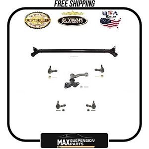 Frontier & Xterra Center Link Idler Arm & Tie Rods 6pc Kit $5 YEARS WARRANTY$