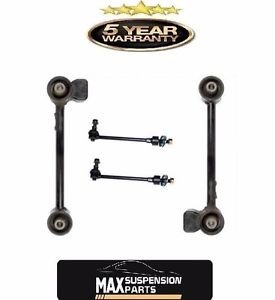 Rear Upper Control Trailing Arm Left Right Pair Stabilizer Sway Bar Link Set
