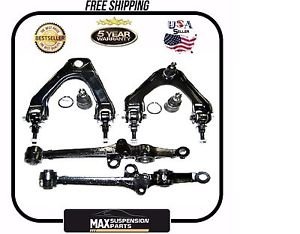Suspension kit Front Upper Lower Control Arms Lower Ball Joints 5 YEARS WARRANTY