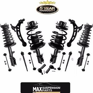 Front & Rear Strut Coil Spring Assembly Suspension Kit 1997-2001 Camry 4cyl