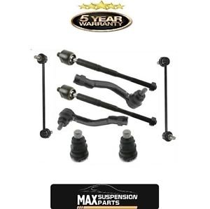 Ball Joints Inner Outer Tie Rods Sway Bar Links 8pc Kit For 07-12 Nissan Sentra