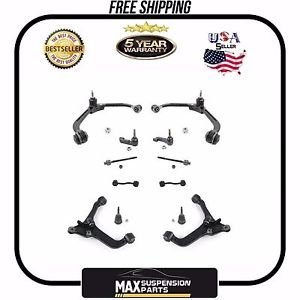 Chassis Kit Control Arms Tie Rods Sway Bar Ball Joints $5 YEARS WARRANTY$