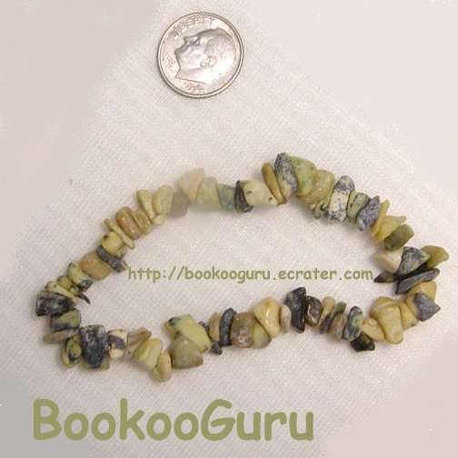 Yellow Turquoise Gemstone Bracelet-Natural Gemstone-Artisan Created-OOAK Original, BooKooGuru