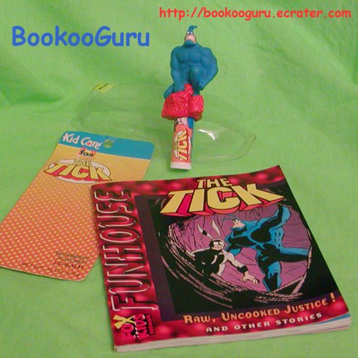 The Tick Lip Balm & Comic Book, Fox Kids Network Funhouse, Akklaim, BooKooGuru