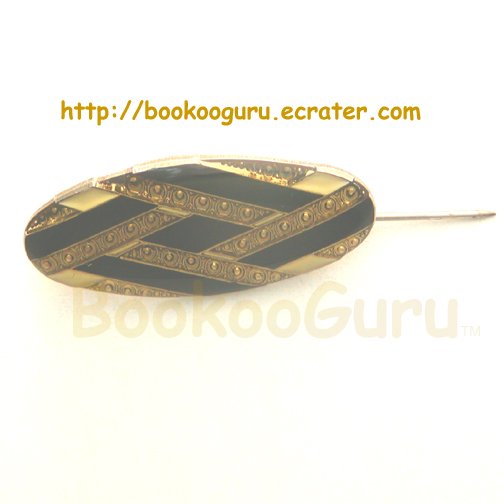 Black and Gold Pin, Brooch, Estate, Glitter, Jewelry, Vintage, OOAK, one of a kind, BooKooGuru