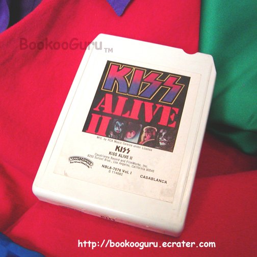 KISS Alive II 8-track tape, Rare, Casablanca Record, 1977, Love Gun, BooKooGuru