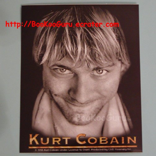 Kurt Cobain Vinyl Sticker, Smells Like Teen Spirit - Kurt Cobain Nirvana Tribute, BooKooGuru