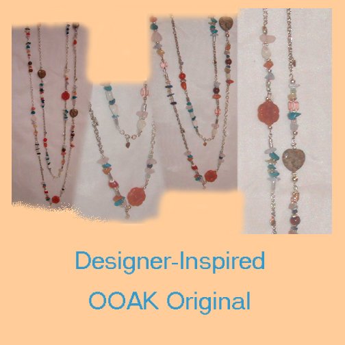 Half Price! Designer-inspired Necklace,OOAK,Original,Artisan Crafted, Handmade Jewelry