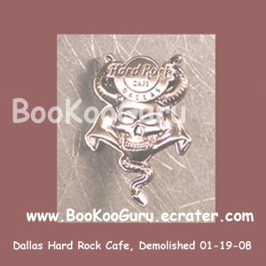 Hard Rock Cafe Dallas Texas - Skull Series Pin - Rare ! - Limited Edition 500 ! BooKooGuru