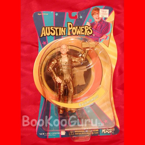 Austin Powers Action Figure, Goldmember, New in Mint Package, Poseable, BooKooGuru
