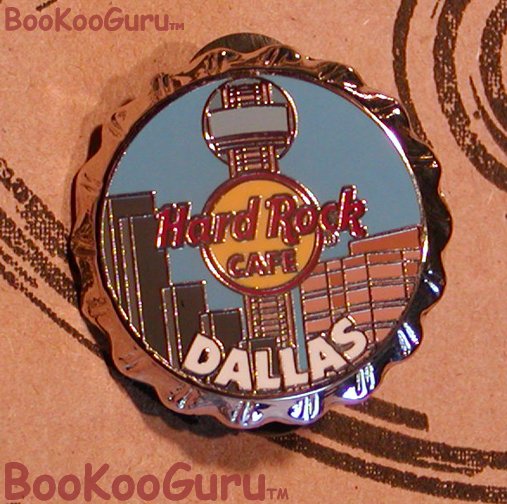 Hard Rock Cafe Dallas Texas - Bottle Cap Pin - Limited Edition 500 ! BooKooGuru
