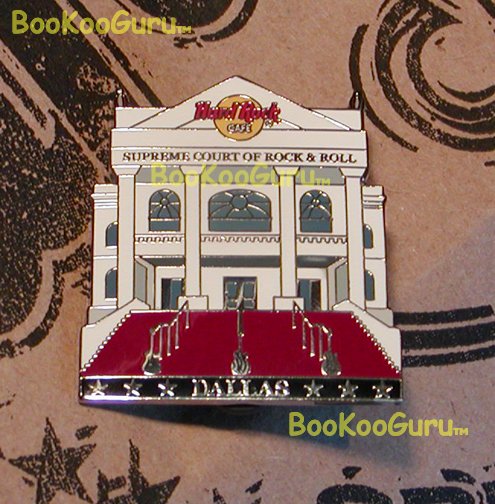 Hard Rock Cafe Dallas Texas - Facade Pin - Closed and Demolished Rare! BooKooGuru