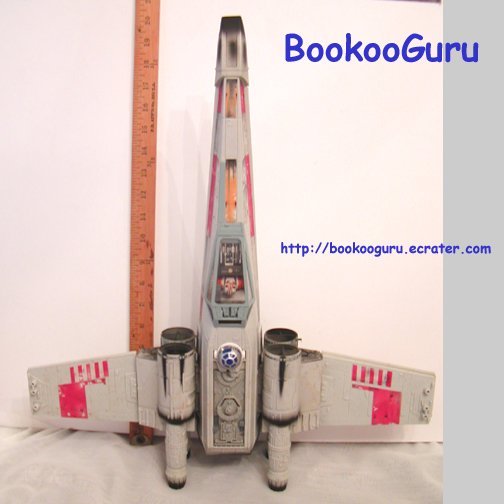Star Wars Large X-Wing Fighter, Vintage, Hasbro, 1998 Lucas Films Ltd., BooKooGuru